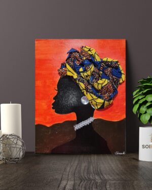 3D Silhouette Acrylic Painting