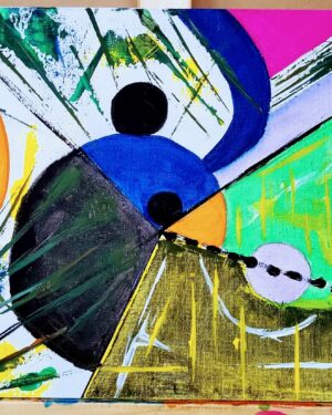 102 Contemporary Abstract Canvas Painting