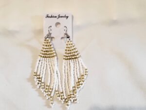 Handmade Maasai Beaded Tassel Earrings – Multicolour Beauty