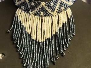 Tassel Beaded necklace/choker