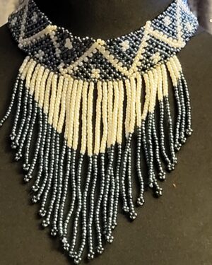 Tassel Beaded necklace/choker