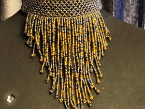 Tassel Beaded necklace/choker