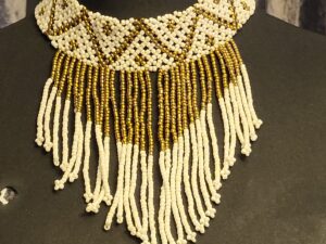 Tassel Beaded necklace/choker