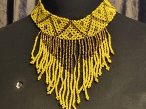 Tassel Beaded necklace/choker
