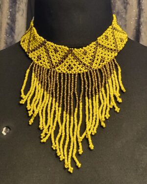 Tassel Beaded necklace/choker