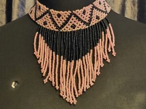 Tassel Beaded necklace/choker