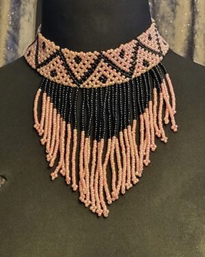 Tassel Beaded necklace/choker